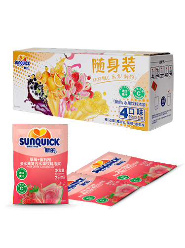 25ml草莓+番石榴水果飲料濃漿