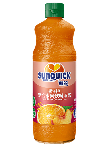840ml橙+桃復(fù)合水果飲料濃漿