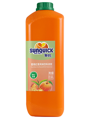 2.5L蜜桃紅茶風(fēng)味飲料濃漿