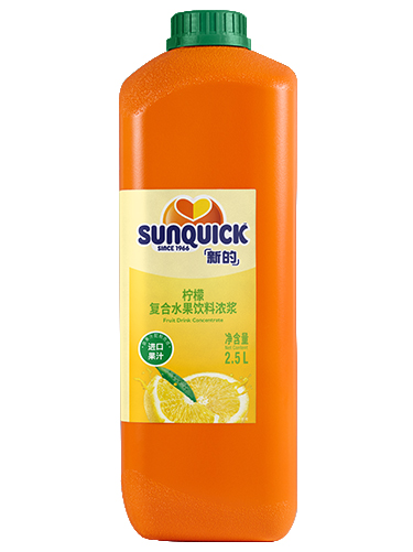 2.5L檸檬復(fù)合水果飲料濃漿