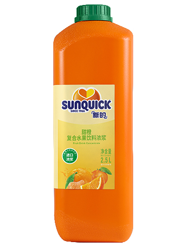2.5L甜橙復(fù)合水果飲料濃漿